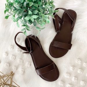 A&F Brown Sandals